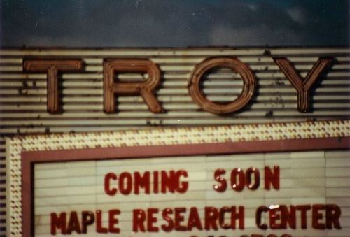 Troy Drive-In Theatre - Marquee From Jim (newer photo)